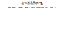 Tablet Screenshot of pawsnclawsoakland.com
